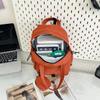 Schoolbag Women's Backpack Korean Version Simple Versatile Anti-splashing Light Travel Fashion Women's Small Cloth Bag