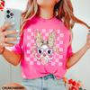Easter Bunny Shirt, Coquette Easter TShirt, Happy Easter Shirt, Coquette Bunny Shirt, Easter Brushstroke, Womens Easter Tee