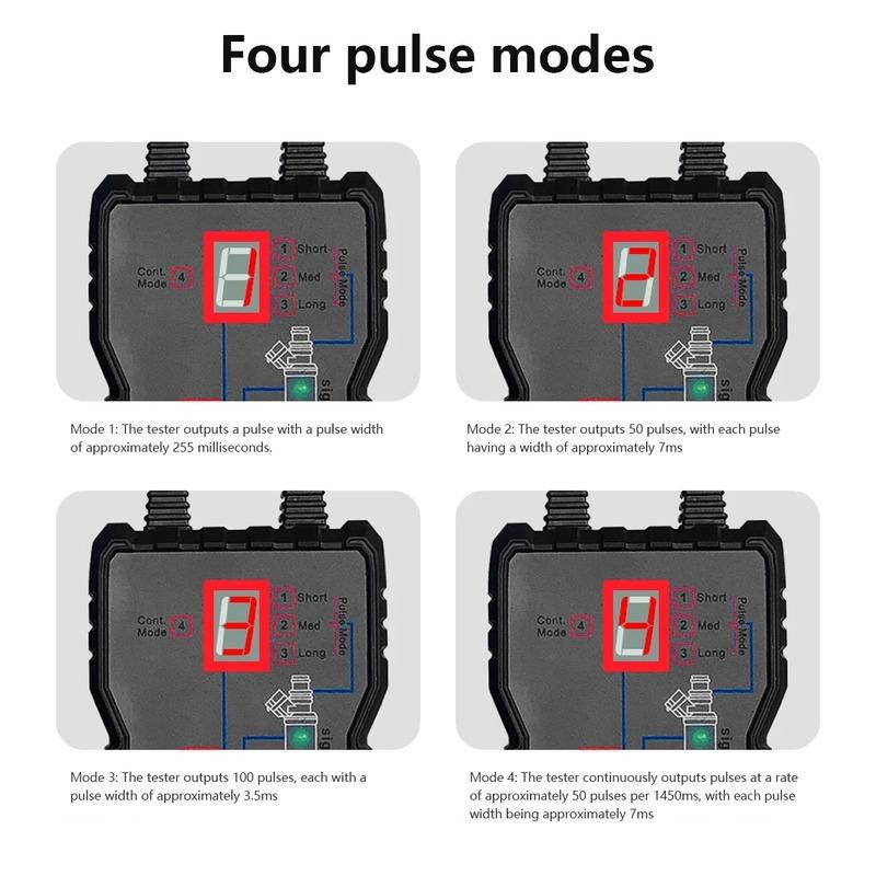 

Car Fuel Injector Tester - 4-in-1 Portable Fuel System Scan Tool with Cleaning Kit & Injector Flush Cleaner