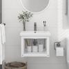 Vidaxl Wall-Mounted Sink Frame, White, 40X38X31 Cm