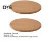 2Pcs Cork Trivet Set Heat Resistant Thick Cork Coasters for Hot Dishes Versatile Round Cork Placemats for Kitchen Table