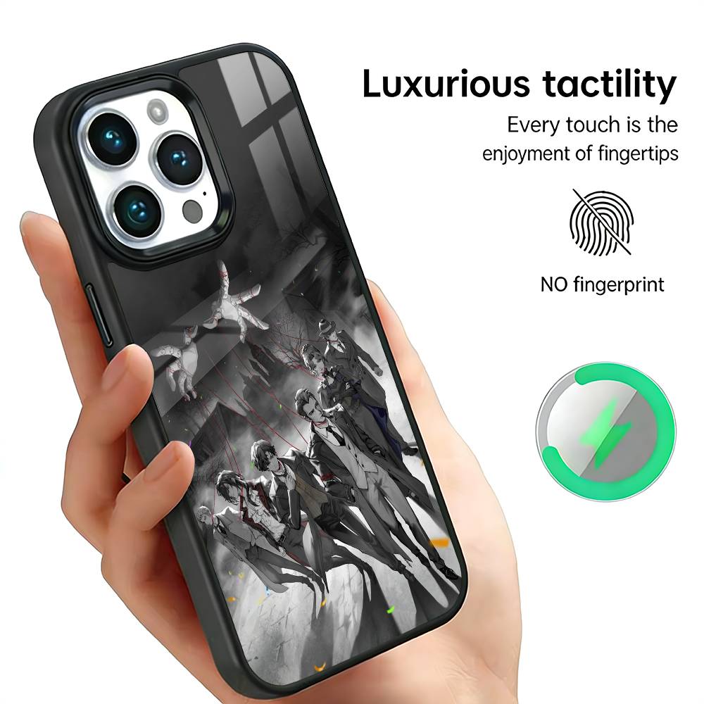 

Чехол для телефона L-Повелитель Тайн Для IPhone17 16 15 14 13 12 11 Plus Pro Max Plus Чехол для беспроводной зарядки Funda iPhone15Plus