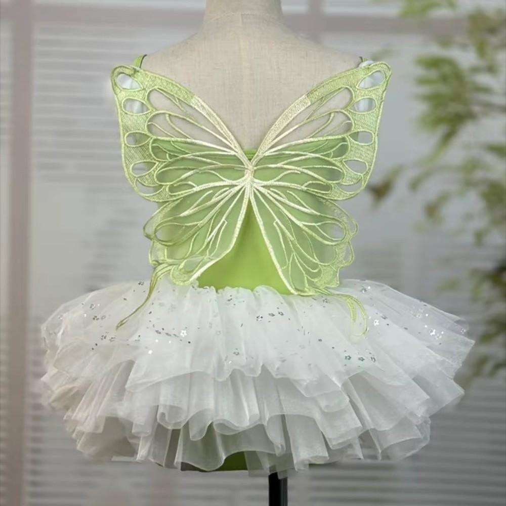Chiffon Skirt Ballet Leotards Camisole Style Dance Costume Fashion Ballerina Tutu Dress Practice