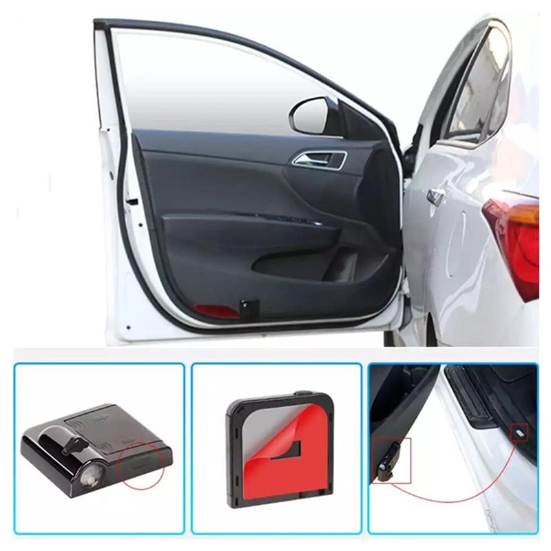 2pcs LED Car Door Ghost Shadow Welcome Logo Projector Lights Accessories For Kia Sportage JA JE SL SORENTO Ceed K3 K5