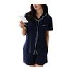 [Bellislove] Women's Pajamas, Cotton, Room Wear, Summer, Short Sleeves, Shorts, Top and Bottom Set, Loungewear, Open Front, Sweat Absorbent, Quick
