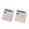 Dopamine Dual-Power Multifunctional Calculator: Stylish, Adorable, and Portable for Office and Desktop Use