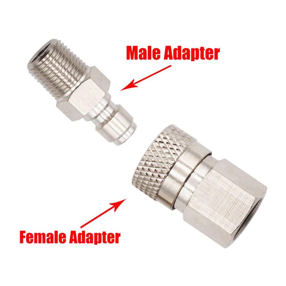 Quick Disconnect Air Connector Set 8mm 1/8 NPT Thread for Easy Maintenance
