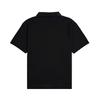 Li-Ning Fashionable Simple Versatile Solid Color Letter Logo Casual Breathable Comfortable Sports Polo Shirt Unisex tops Black APLU801-1