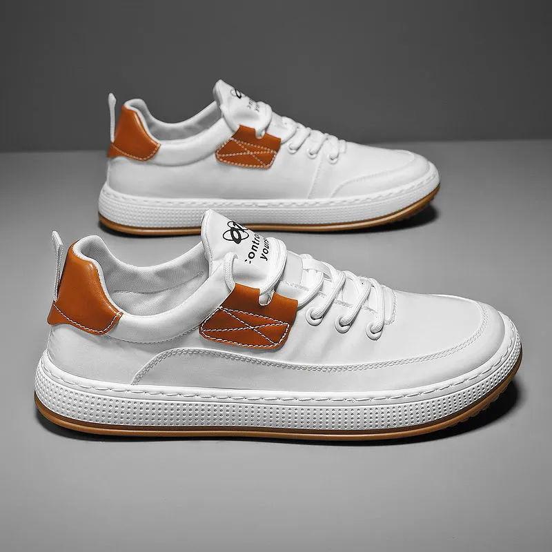 Herbst Neue Trendy Sport Casual Sneakers All-Match Atmungsaktive Dünnschliff Wanderschuhe Kleine Weiße Herren Trendy Schuhe