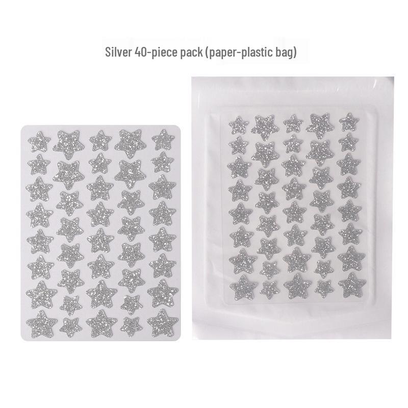 Bochuangke Pimple Clear Glitter Hydrogel Star Patch for Acne & Pus Absorption