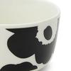 Marimekko Deep Black and 071066 190 9.5cm Bowl, UNIKKO, White, [Used]