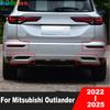Rear Fog Light Lamp Cover Trim For Mitsubishi Outlander   2024 2025 Car Tail Foglight Foglamp Bezel Trim Accessories