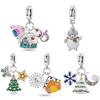 Winter Charm Pendant Copper Plated For Charms Copper Plated Original Bracelet For Jewelry Making