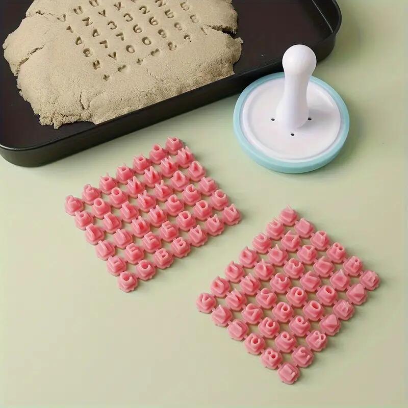 1 Set - Einzigartige Kekse mit Buchstaben, Zahlen und Symbolen gestalten - DIY Keks-Kuchenformen zur kreativen Keksdekoration