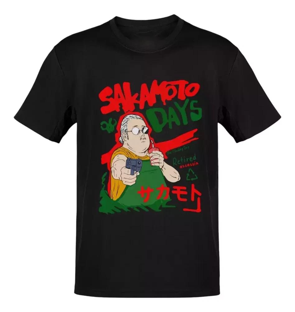 Anime Sakamoto Days Taro Sakamoto Red TShirt Size S4XL Gift For Friends S