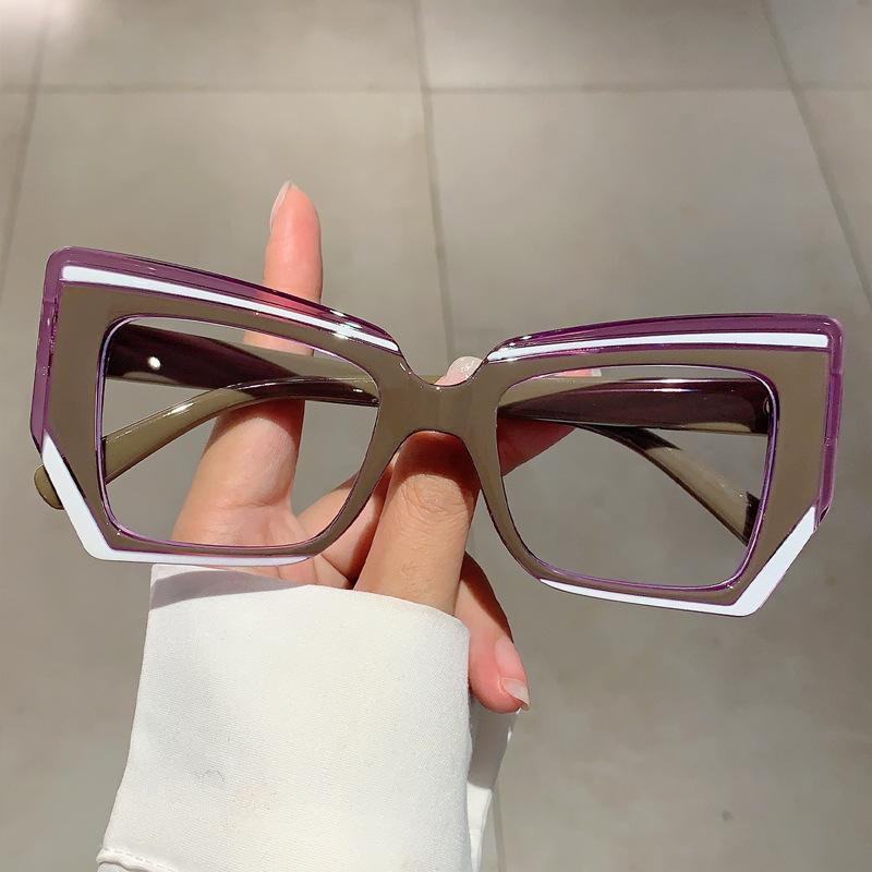 

Anti Blue Light Prescription Irregular Rectangular Eyeglasses Ladies Classic Designer Style Style Myopia Optical Multicolour Eyewear Spectacle