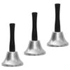 3 Stück Handklingeln Weihnachts-Dekorative Metallglocke Für Party Pädagogische Nutzung Festliche Glocken Requisit Xmas Handglocke Dekor