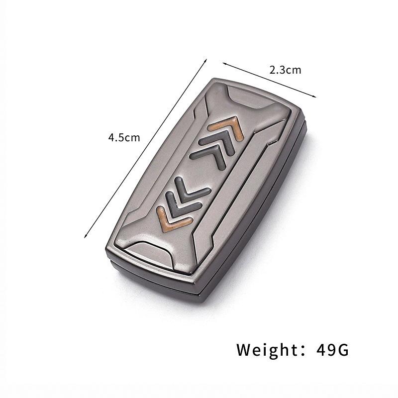 Novelty Luminous EDC Fidget Slider Creative Arrow Pattern Magnetic Push Haptic Slider Stress Relief Fidget Toys ADHD Toys