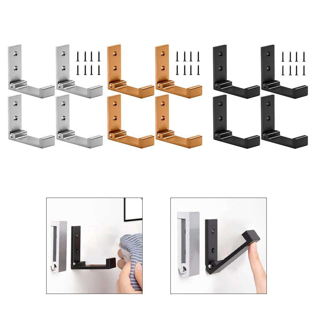 For Home Organization Foldable Wall Hanger Home Decor Office Space 75*25*66.5mm High-Strength Aluminum Load Capacity