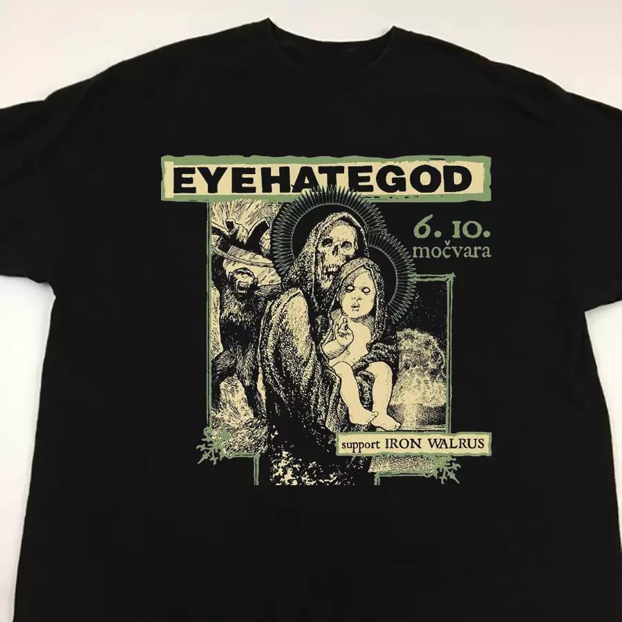 New EYEHATEGOD Eyehategod Iron Walrus Tonight Cotton Shirt Black E878.webp Unisex T-Shirt XL