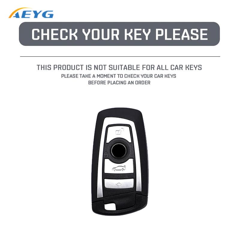 ABS Carbon Fiber Car Key Case Shell Fob For BMW 1 3 5 7 Series X1 X3 X4 X5 F10-F11-F20-F25-F26-F30 M3 M4 Keychain Accessories