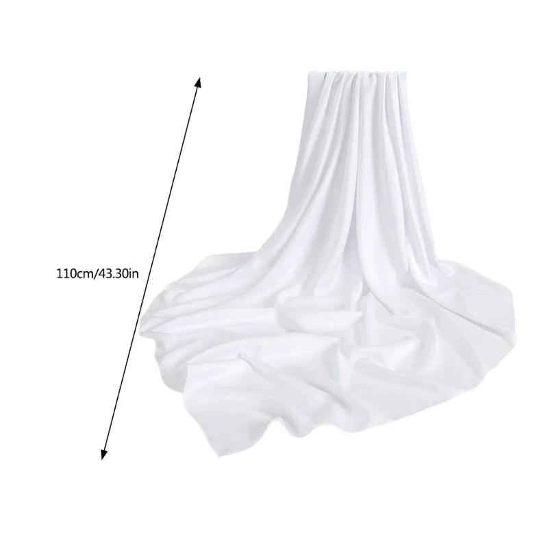 Classical Shemagh Scarf White Arab Shawl for Male Muslims Dustproof Arabian Dubai Headwrap Casual Desert Neckscarf