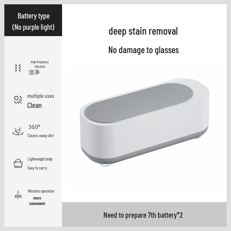 Portable Multi-functional Cleaner for Jewelry, Glasses, Dentures & Razors