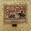 Lee STORM RIDER Back bore Denim Jacket L Wash blue Denim jacket trucker Women Used
