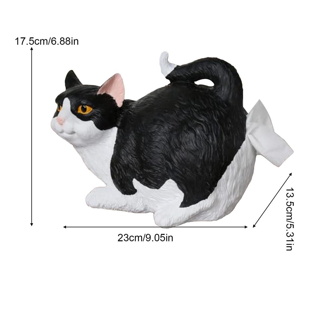 

Забавный держатель для салфеток для кошек, милая коробка для салфеток для кошек, для ванной комнаты, спальни, диспенсер для туалетного столика, комода, тумбочки