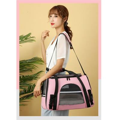 Traveling Pet Cat Breathable Handbag Foldable Portable Large-capacity Bag