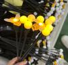 LED Solar Firefly Garden Stake Lights for Outdoor Decoration