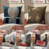 Anime The Summer Hikaru Died Cushion Cover Pillowcase Short Plush Invisible Zipper Room Sofa Cushion Cover