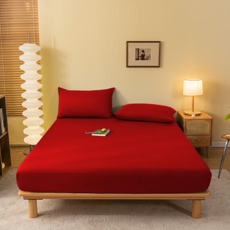 Einzelbett Spannbettlaken Ultraweich Bequemer Bettbezug Tiefe Tasche Bettlaken Staubdicht Sofabezug Matratzenschoner