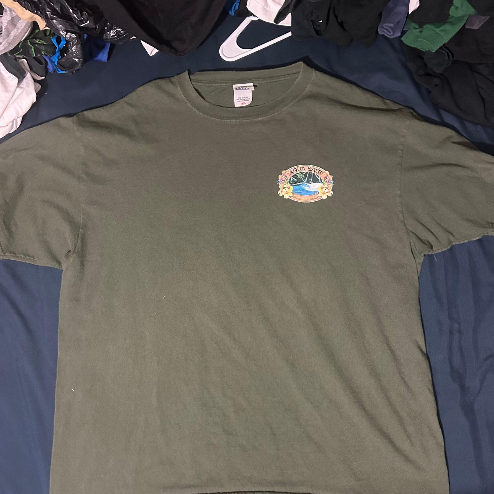 Vintage Aqua East Surf Shop Size XXL Unisex T-Shirt M
