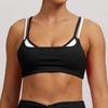 Nude Feeling Double Strap Yoga Bra With Chest Pad For Fitness And Sport Activities
