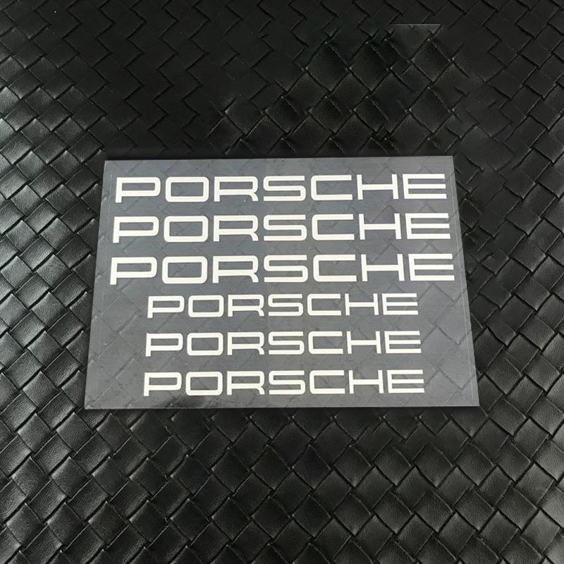 

6pcs Car Personality Sticker Fuel Tank Helmet Bike Decal For Porsche Cayenne Panamera Macan 911 Taycan Boxster Cayman 918 Pajun