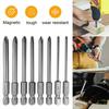 Phillips Screwdrivers Bits Cross Head Magnetic Screwdrivers PH00 PH1 PH2 S2 Hex Shank Hand Tools 50/75/100/150/200/300mm