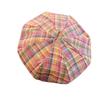 2025 Summer Women's Rainbow Octagonal Beret - Lightweight, Sweet, Face-Slimming Painter's Hat