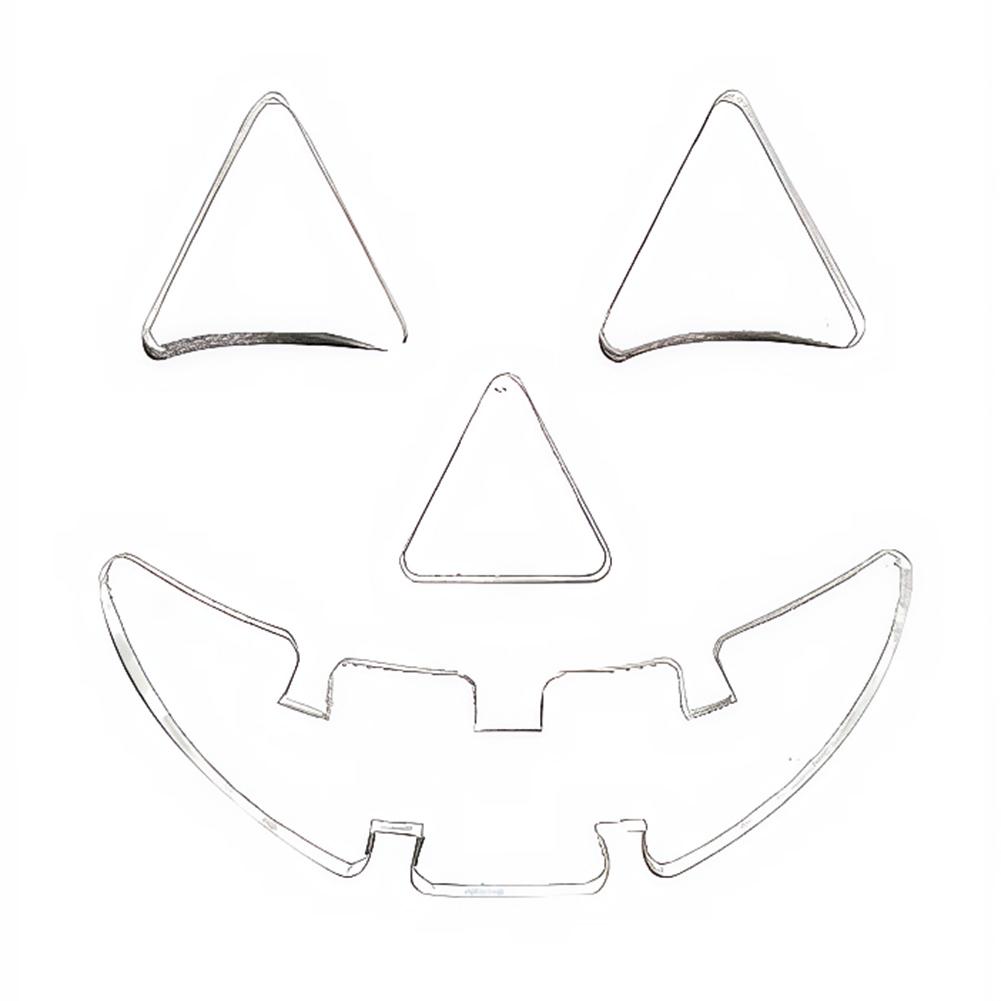 Halloween Pumpkin Ghost Bats Face Decorative Painting Stencils Metal Cutting Dies for DIY Pumpkin Carving Wood Walls Art Decor