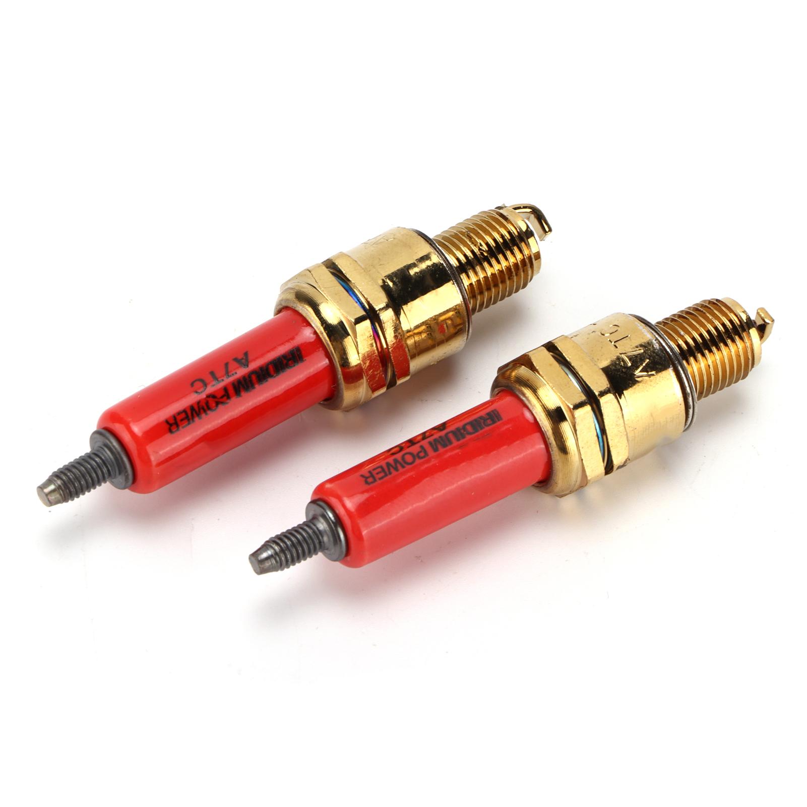 

2 шт. Свечи зажигания Подходят для 50cc 90cc 110cc 125cc 140cc 150cc 160cc Питбайк Мотоцикл