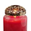Zinc Alloy Candles Topper Melt Evenly Antique Patterns Home Collection
