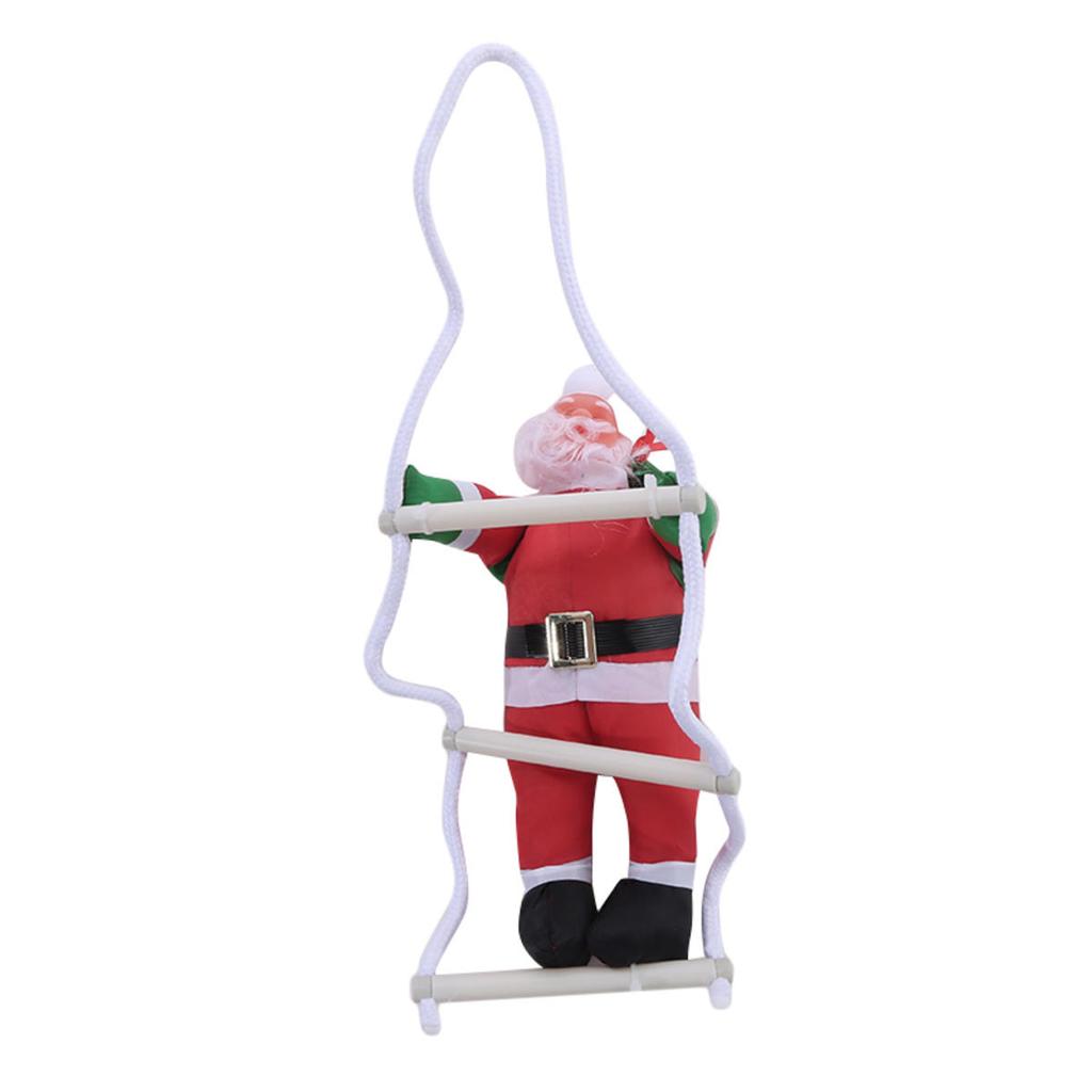 Christmas Santa Claus Climbing Ladder Doll Christmas Tree Hanging Decoration Indoor Door Wall Xmas Pendant New Year Gifts