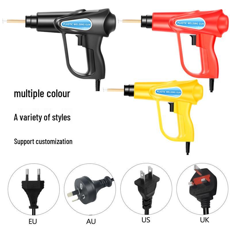 

Plastic Welder for Car Bumper Crack Repair - Hot Melt Welding Tool with Nail Gun