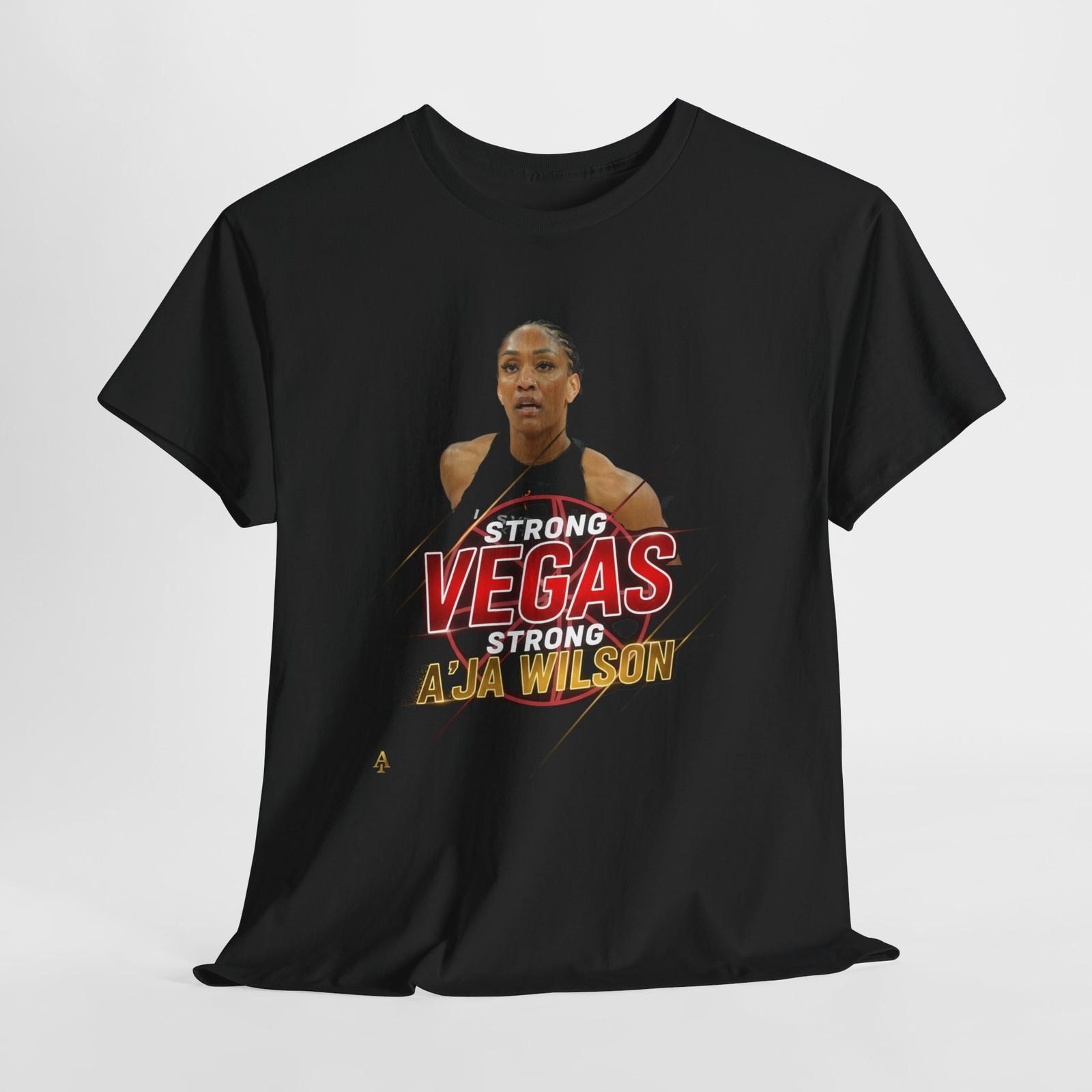Прочная унисекс футболка Vegas A ja Wilson, Спортивная атрибутика для болельщиков, Las Vegas Aces. M