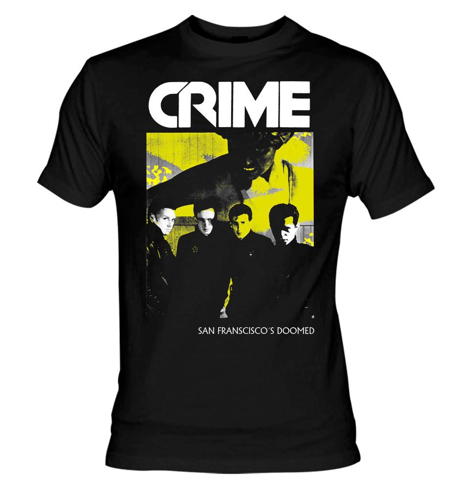 Crime - San Francisco Doomed Short Sleeve Black All Size Shirt BT120 Unisex T-Shirt