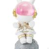Cartoon Space Phone Holder Decor Night Light Bunny Statue Decorative Art Bracket Stand for
