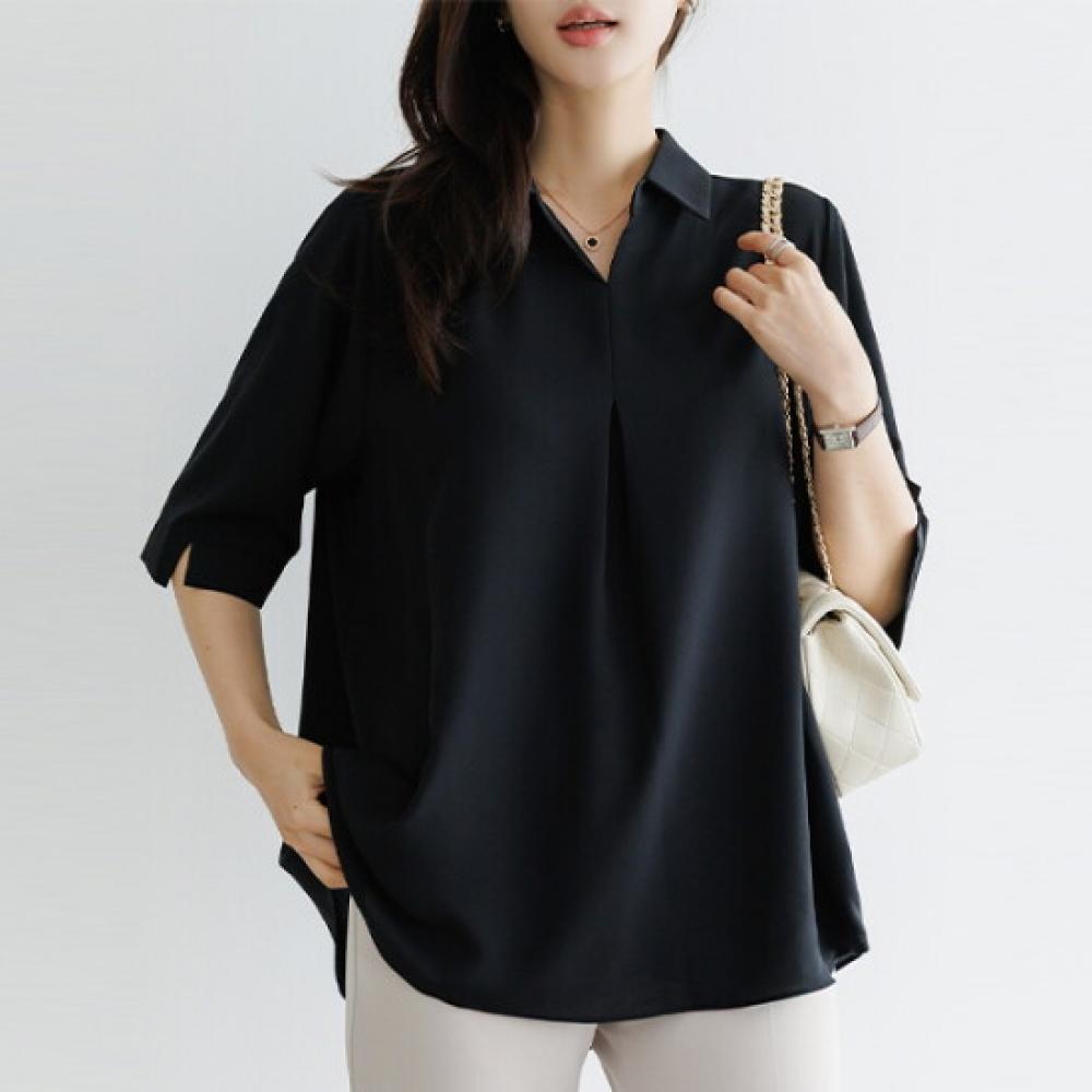 Dedra Open Slit Blouse 110size Tbe2090