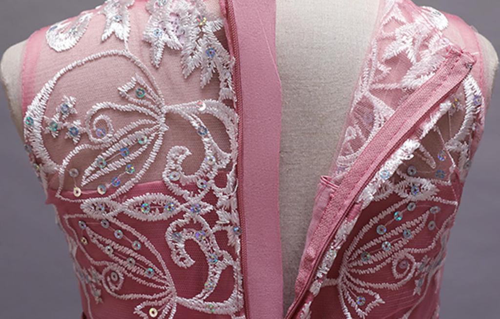 Karwavyi Long Dress for Perfect for Piano Kindergarten Entrance and Sleeveless and Perfect for Formal Wear Children's Girls, Recitals, Weddings,