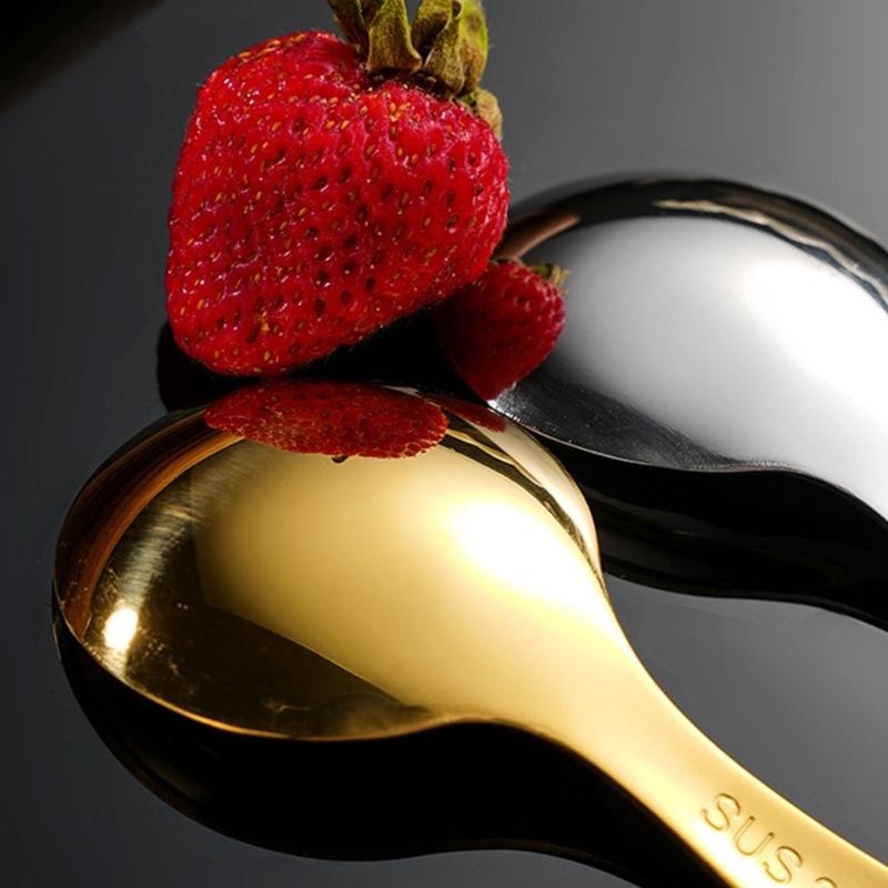 Portable Stainless   Spoon Fork Set Ideal For Picnics Office Dorm Dishwasher Safe