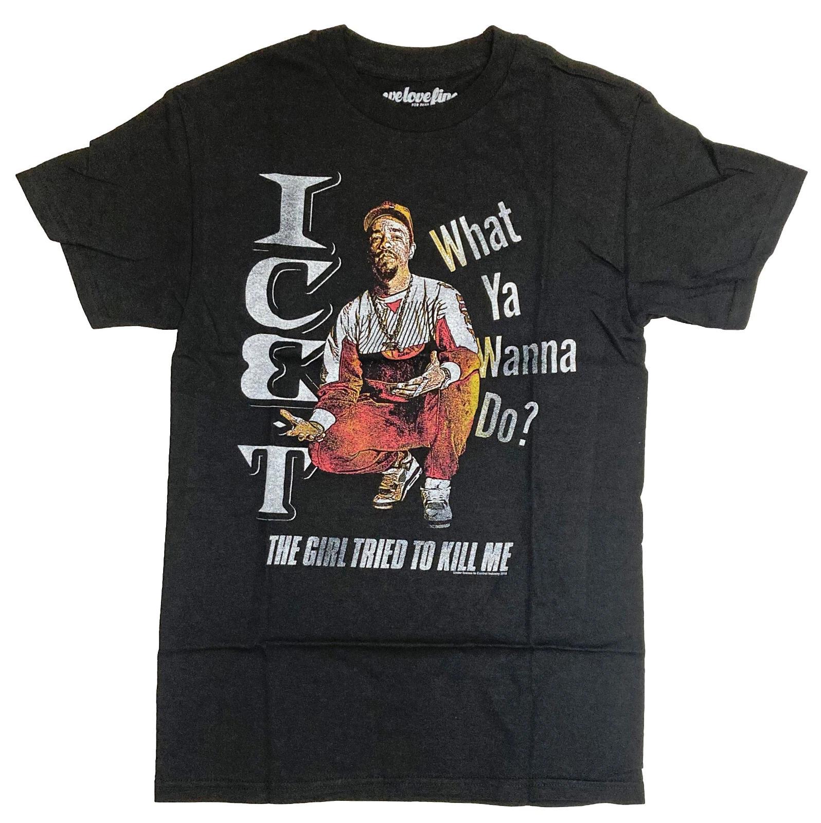 Ice T Girl Tried To Kill Me Black Men s Graphic T-Shirt New L